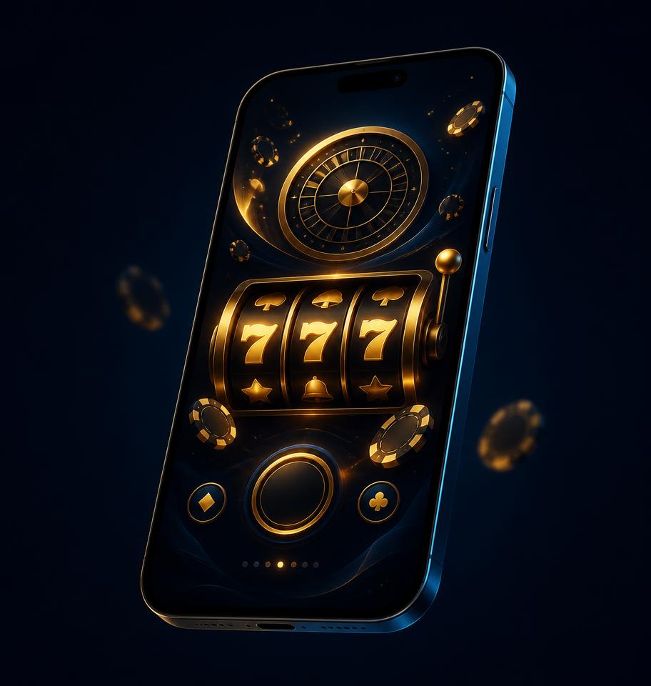 Wbetz Casino op mobiele apparaten met de casino-app op een smartphone